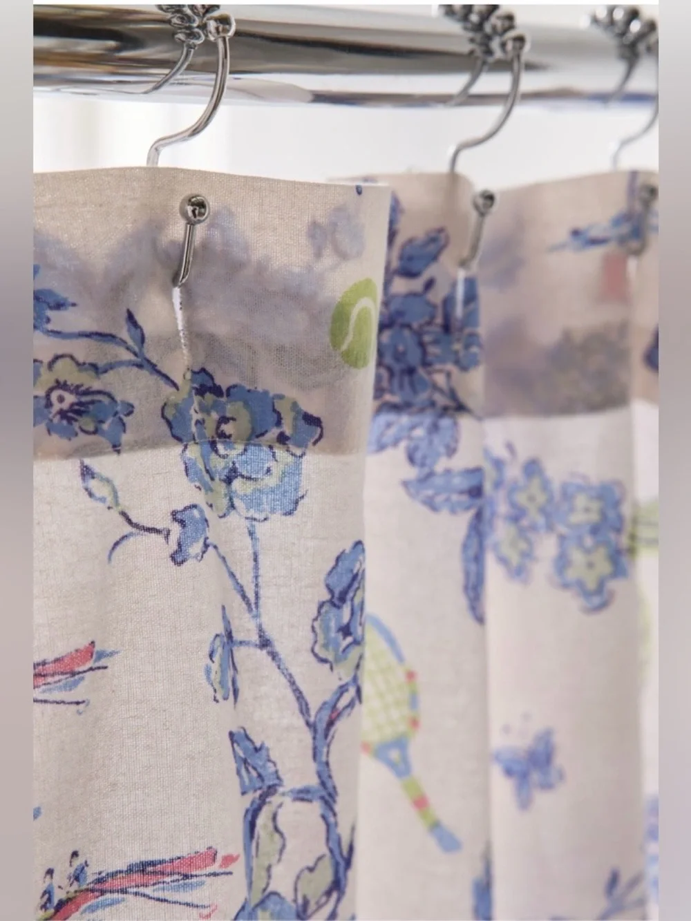 Urban Outfitters Preppy Toile Shower Curtain